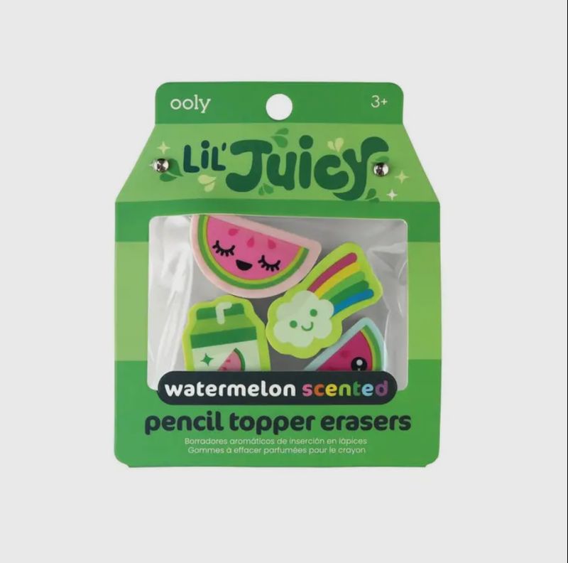 Lil’ Juicy Scented Topper Eraser, Watermelon