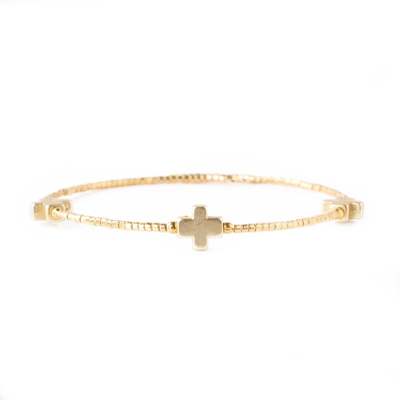 Faithful Bangle-Gold