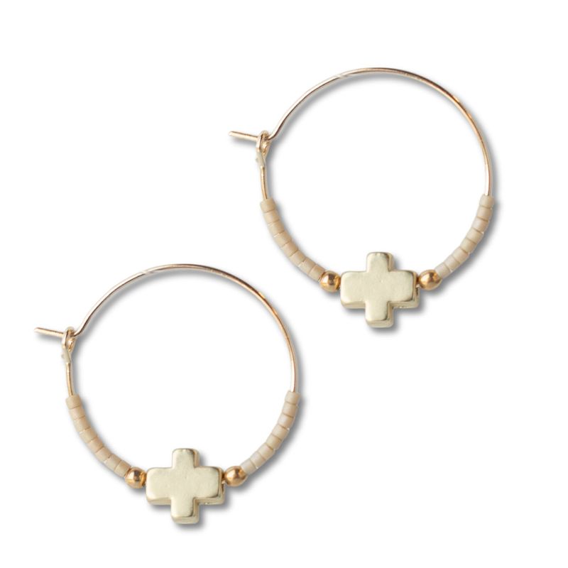 Faithful Earring-Latte