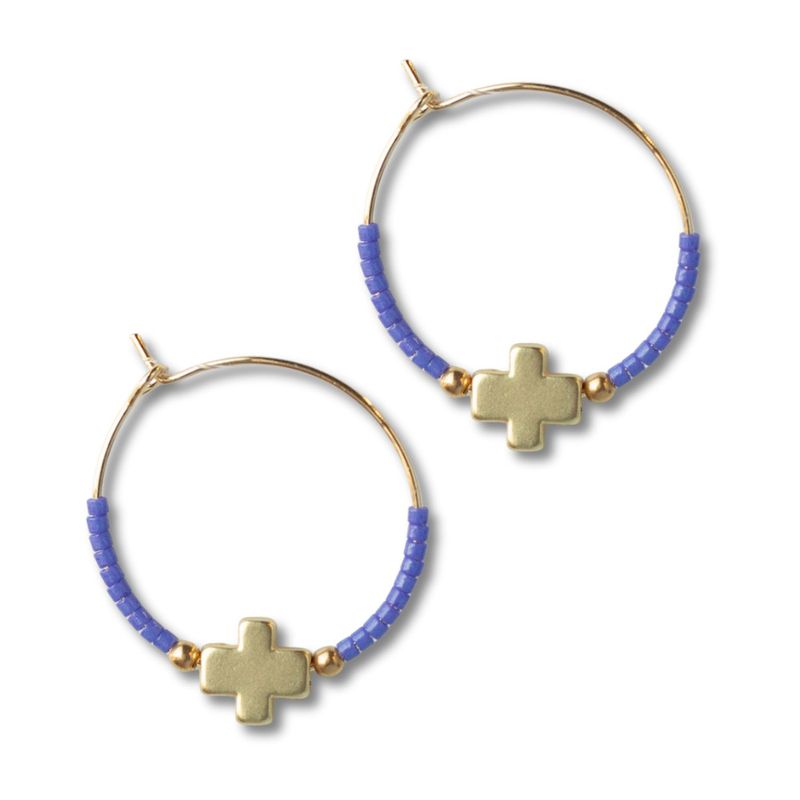 Faithful Earring-Periwinkle