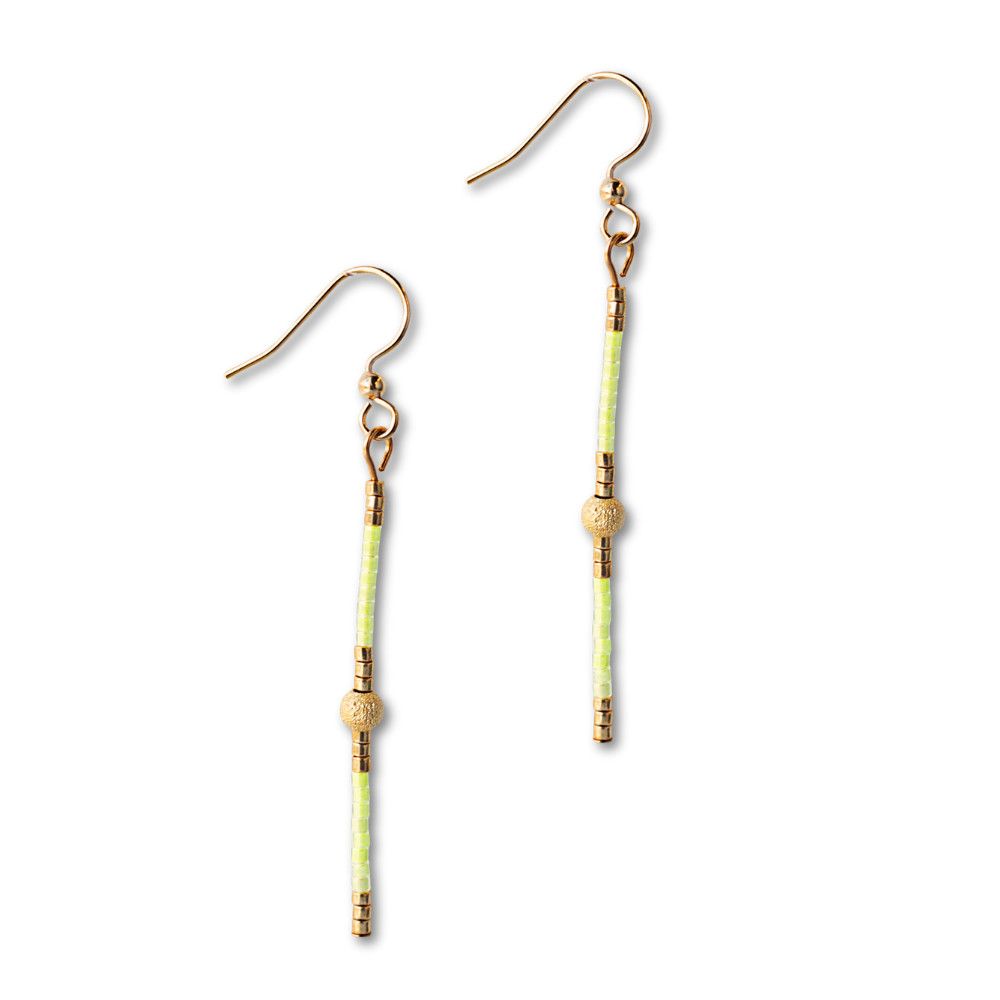Sprinkles Earring-Lime