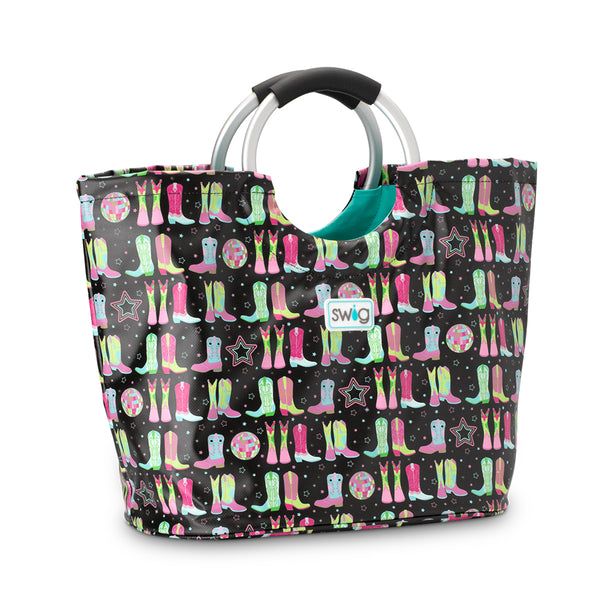 Loopi Tote Bag, Disco Cowgirl