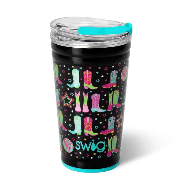 24oz Party Cup, Disco Cowgirl