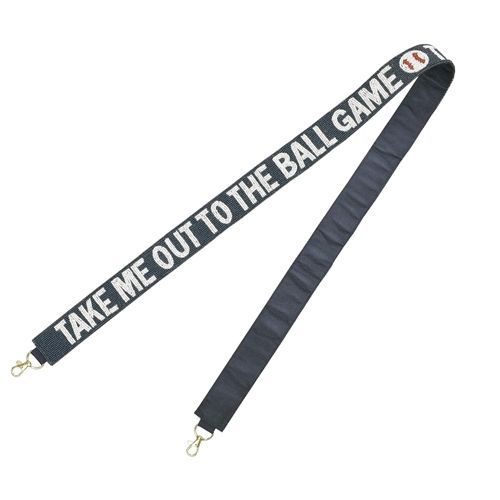 Beaded Purse Strap, Take Me to the Ballgame