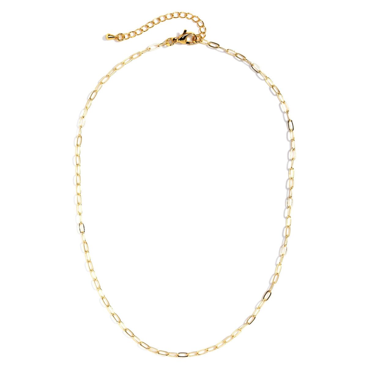 Gold Delicate Link Chain Necklace