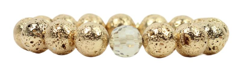 Kendley Bracelet, Gold Lava