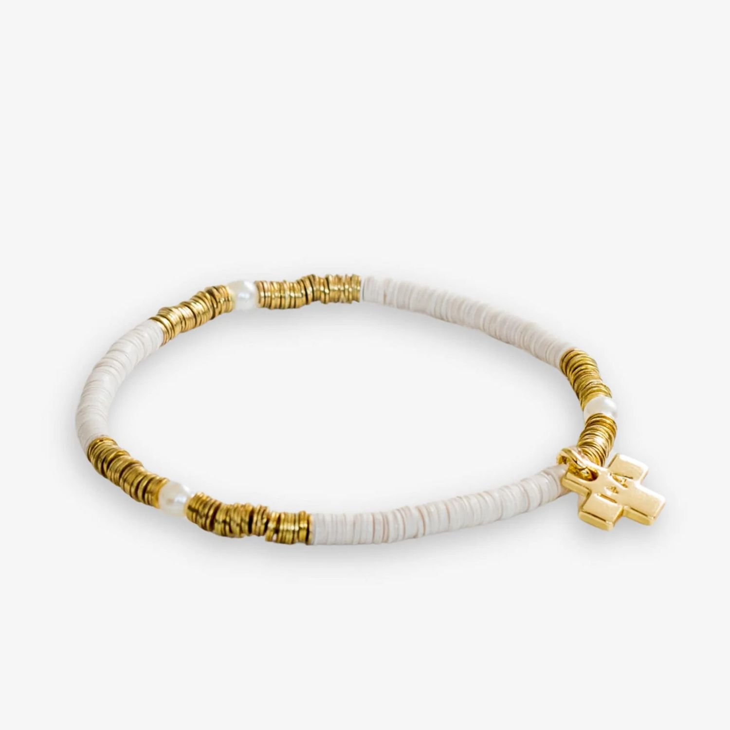 Rory Gold with Pearls Bracelet Ivory