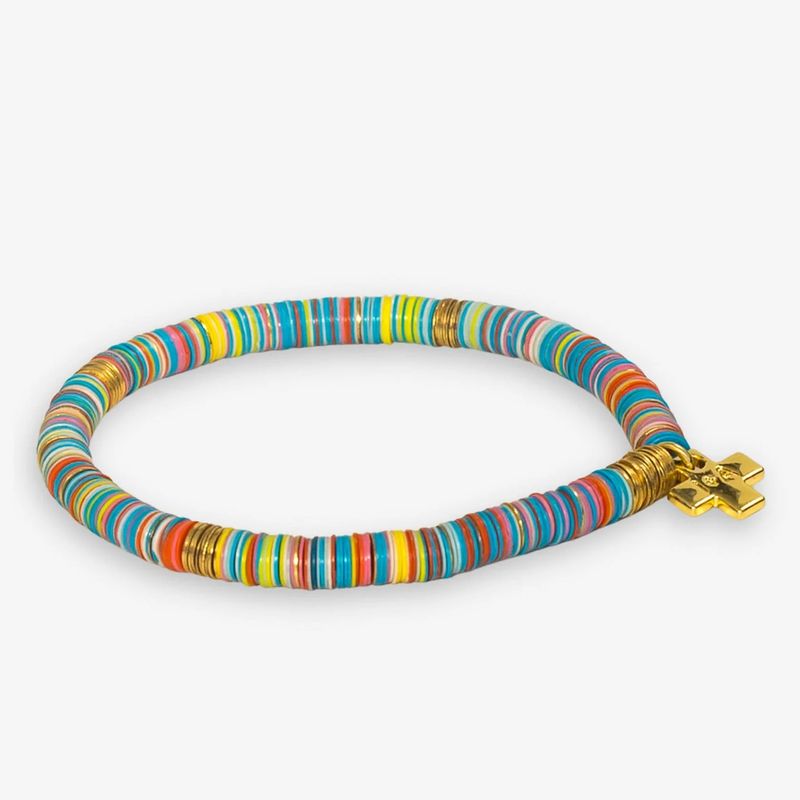 Grace Multi Mix Stretch Bracelet Turquoise