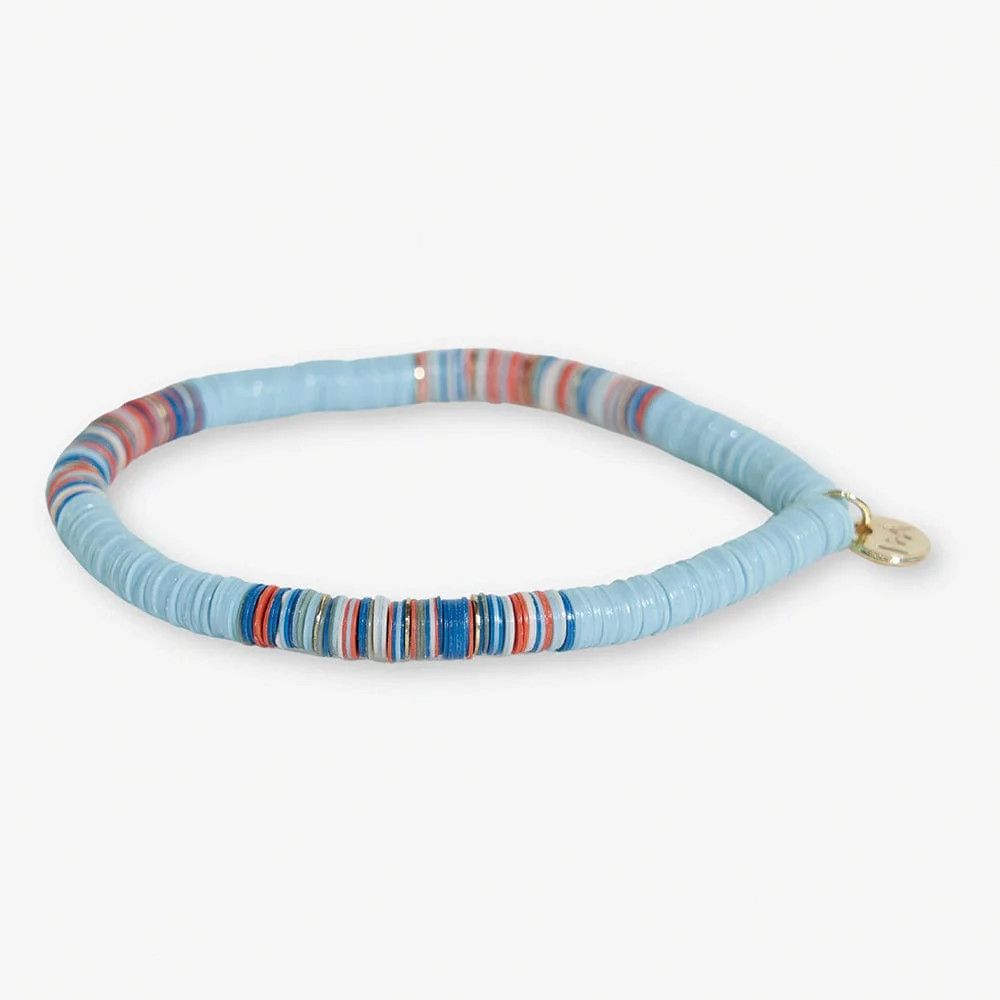 Grace One Color Multi Mix Stretch Bracelet Light Blue