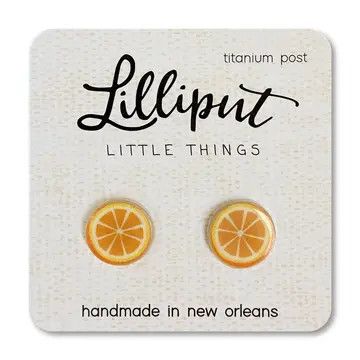 Orange Slice Earrings