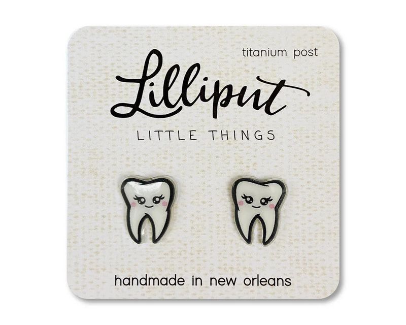 Tooth Earrings