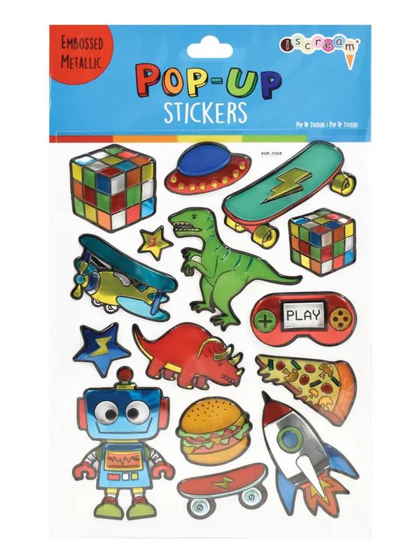 Toys and More Pop Up Stickers