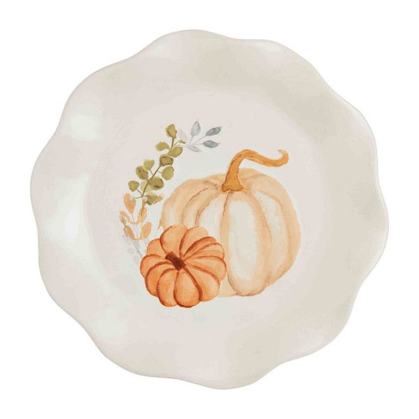 Double Pumpkins Salad Plate