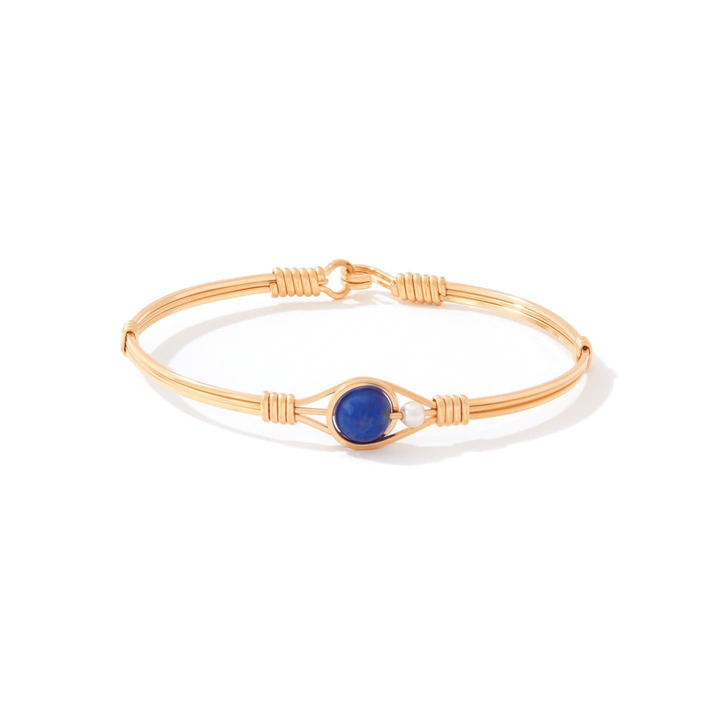 Always By My Side Bracelet, Color: Lapis, Size: 6.5