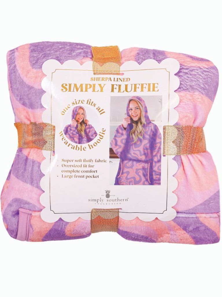Reversible Wearable Throw, Swirl