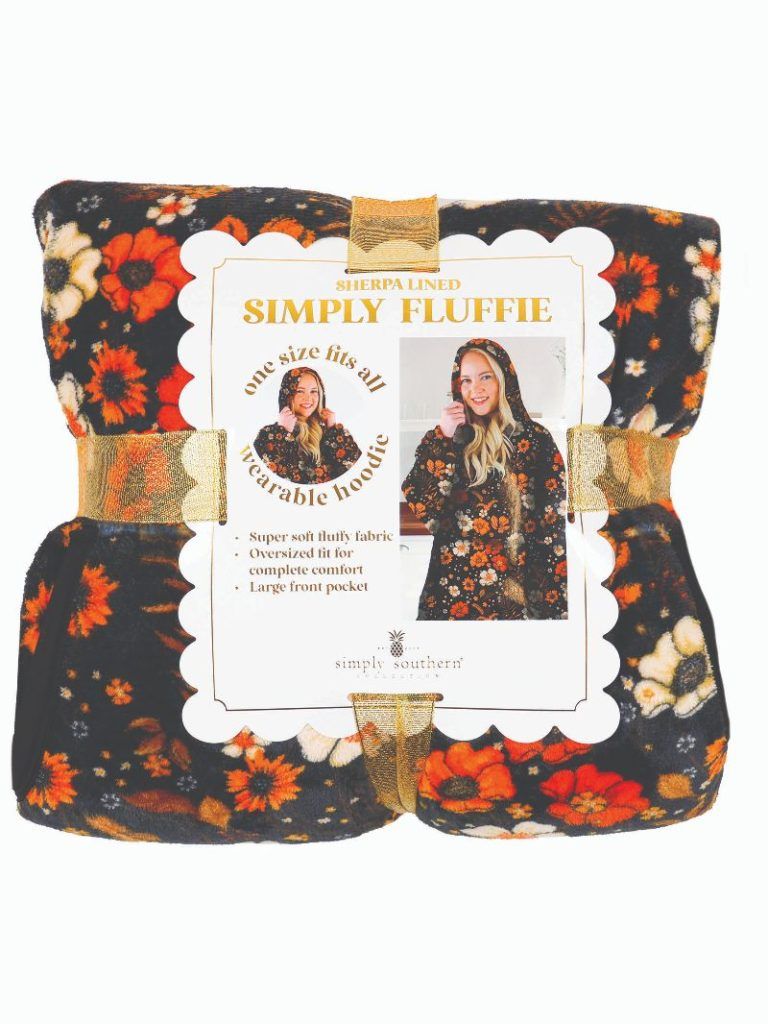 Reversible Wearable Throw, Floral