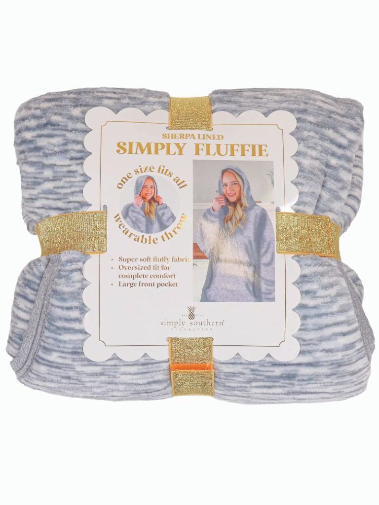 Reversible Wearable Throw, Heather Gray