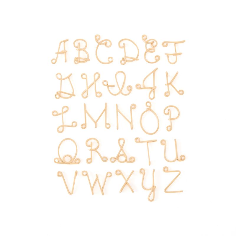 Initial Pendant - Gold