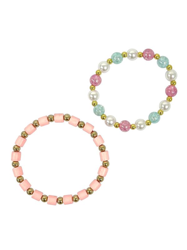 Pink &amp; Gold Bracelets