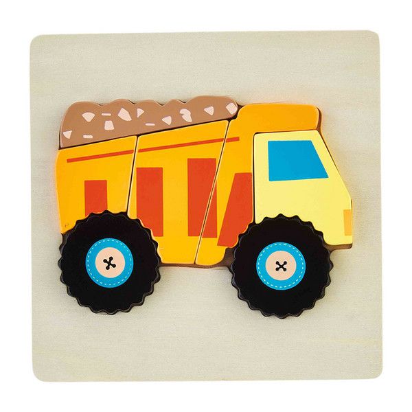 Dump Truck Wood Puzzle