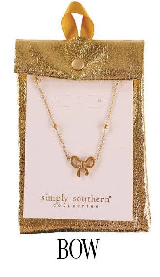 Necklace Dainty, Bow