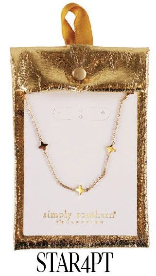 Necklace Dainty, Star 4pt
