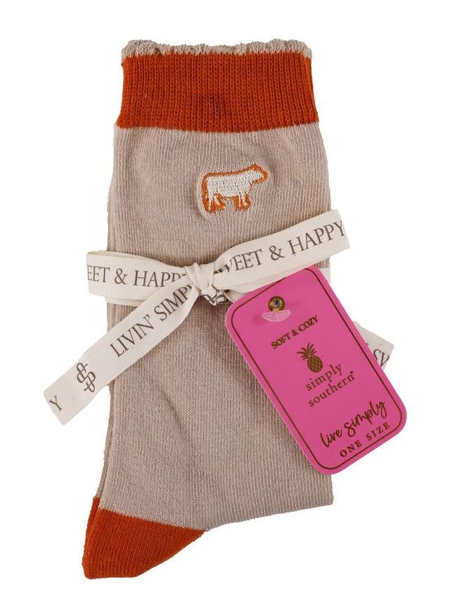 Womens Sock, Cow