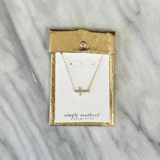 Necklace Dainty, Cross