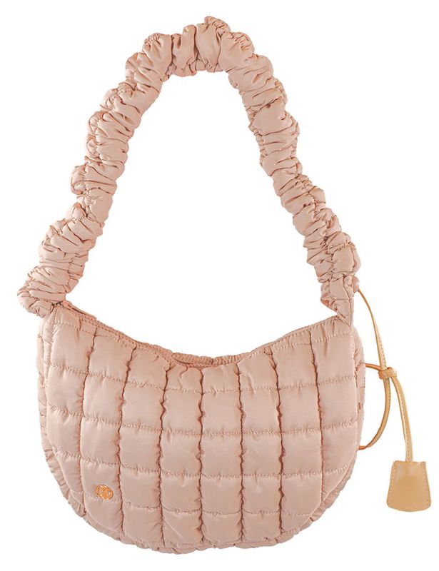 Puff Shoulder Bag, Mocha