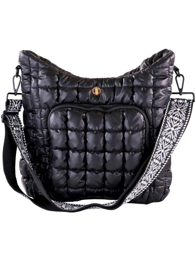 Puff Crossbody, Black