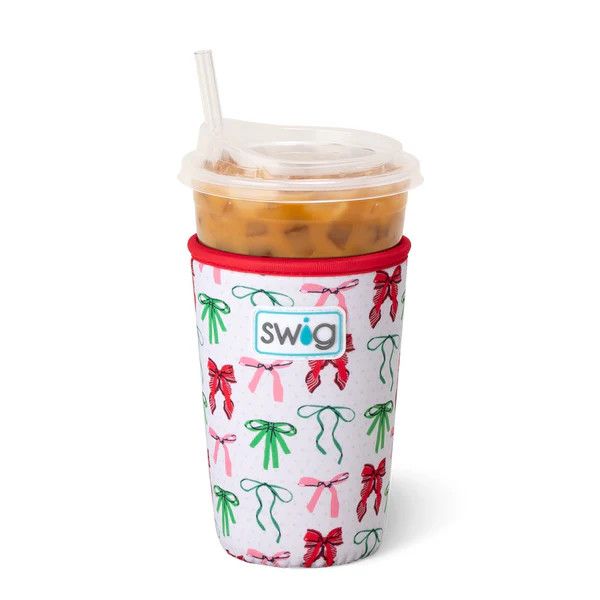 22oz Iced Cup Coolie, Ribbons and Bows