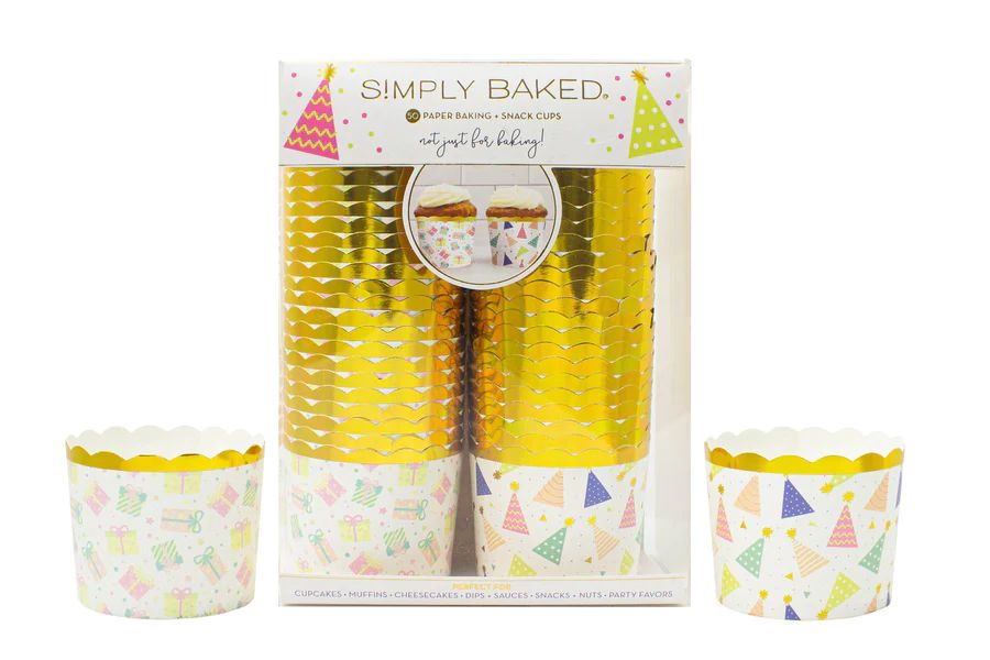 Baking/Snack Cups Gold Foil