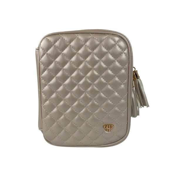 Trinity Jewelry Case, Pearl Quilted