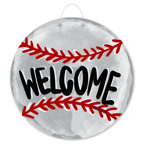 Door Hanger, Welcome Baseball