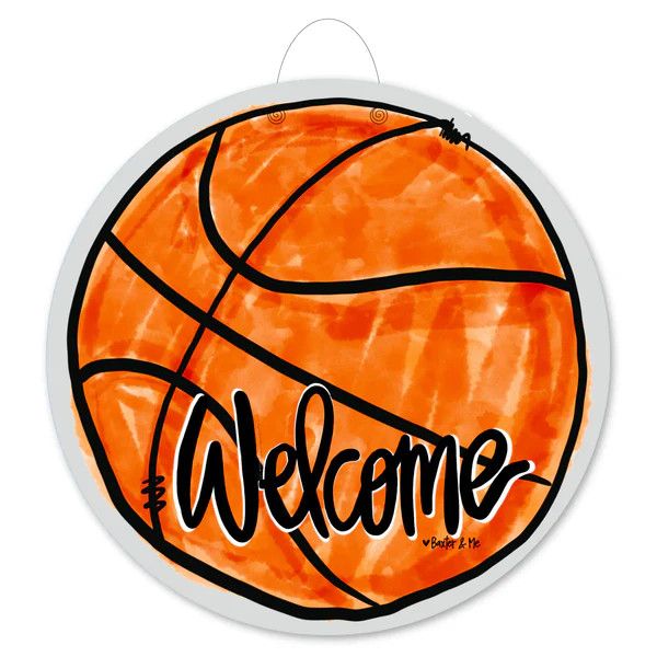 Door Hanger, Welcome Basketball
