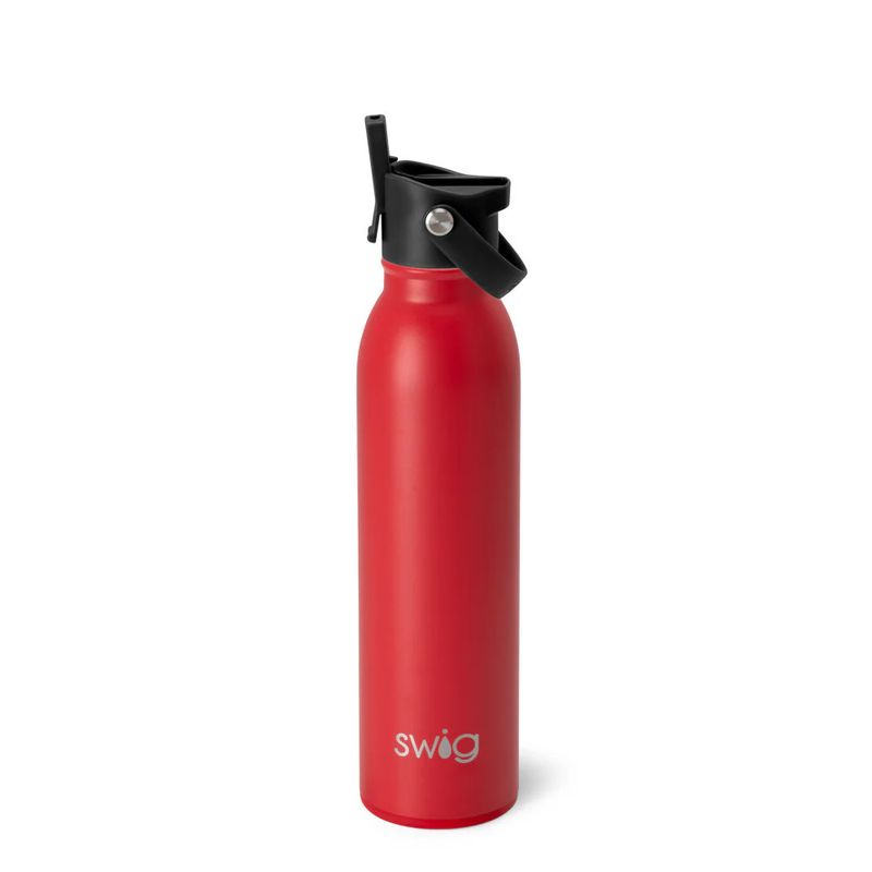 20oz Flip + Sip Bottle, Red