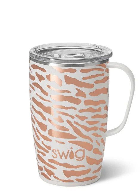 18oz Travel Mug, Glamazon Rose