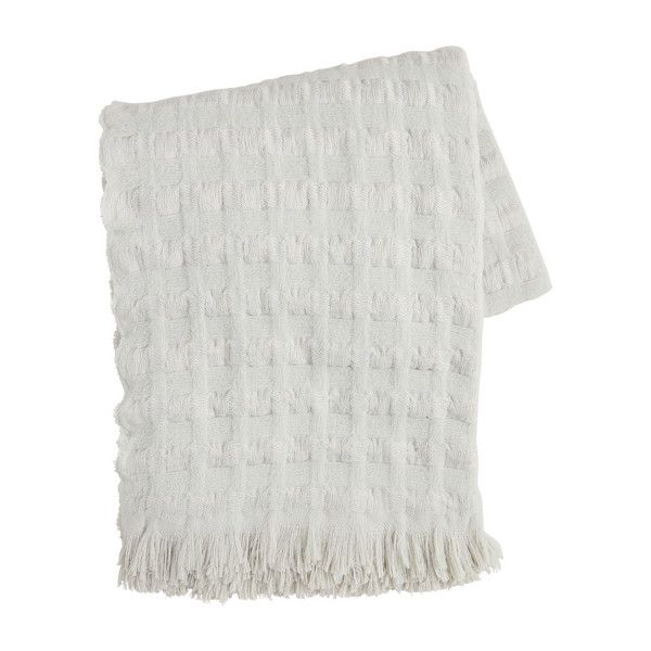 Soft Waffle Throw Blanket, Gray