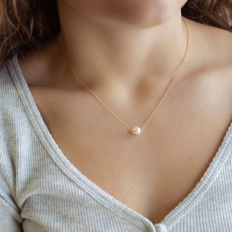 Reminders Symbol Necklace - Pearl