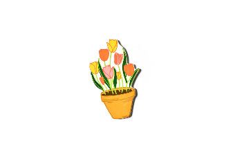 Mini Attachment, Pot of Tulips