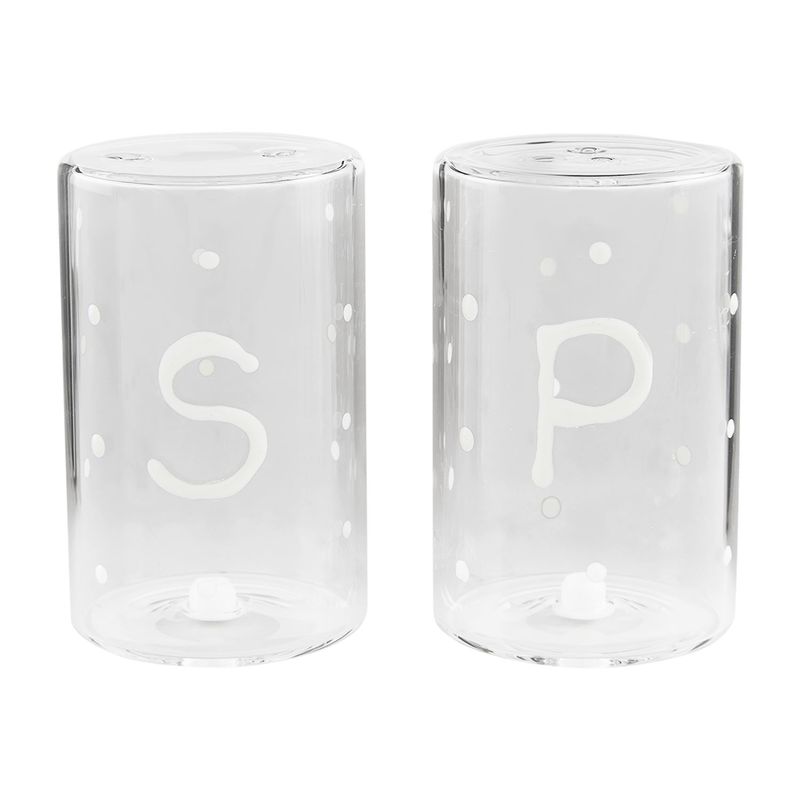 Happy Glass Salt &amp; Pepper Set