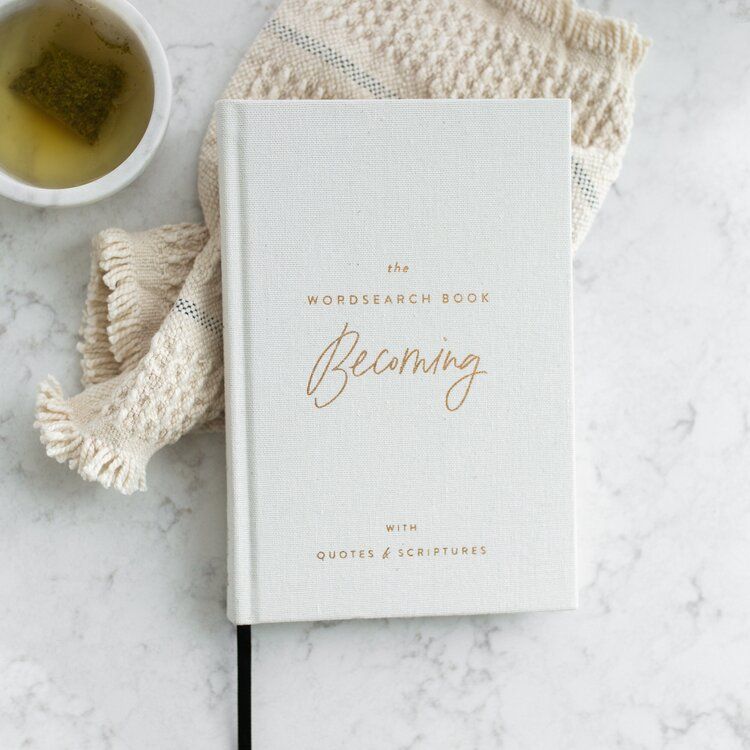 The Wordsearch Book: Becoming with Quotes &amp; Scriptures