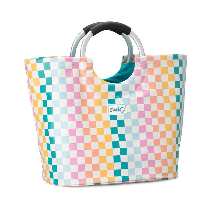 Loopi Tote Bag, Check Mate