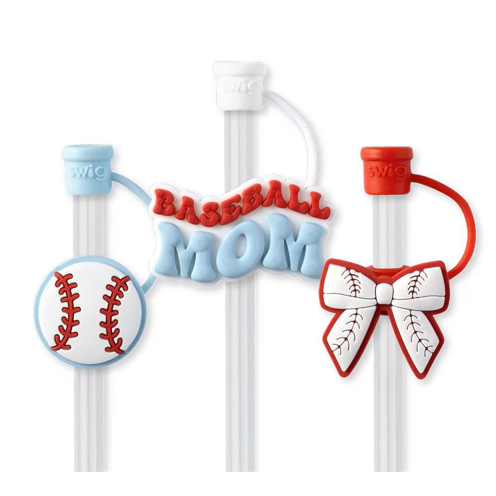Straw Topper Set, Home Run