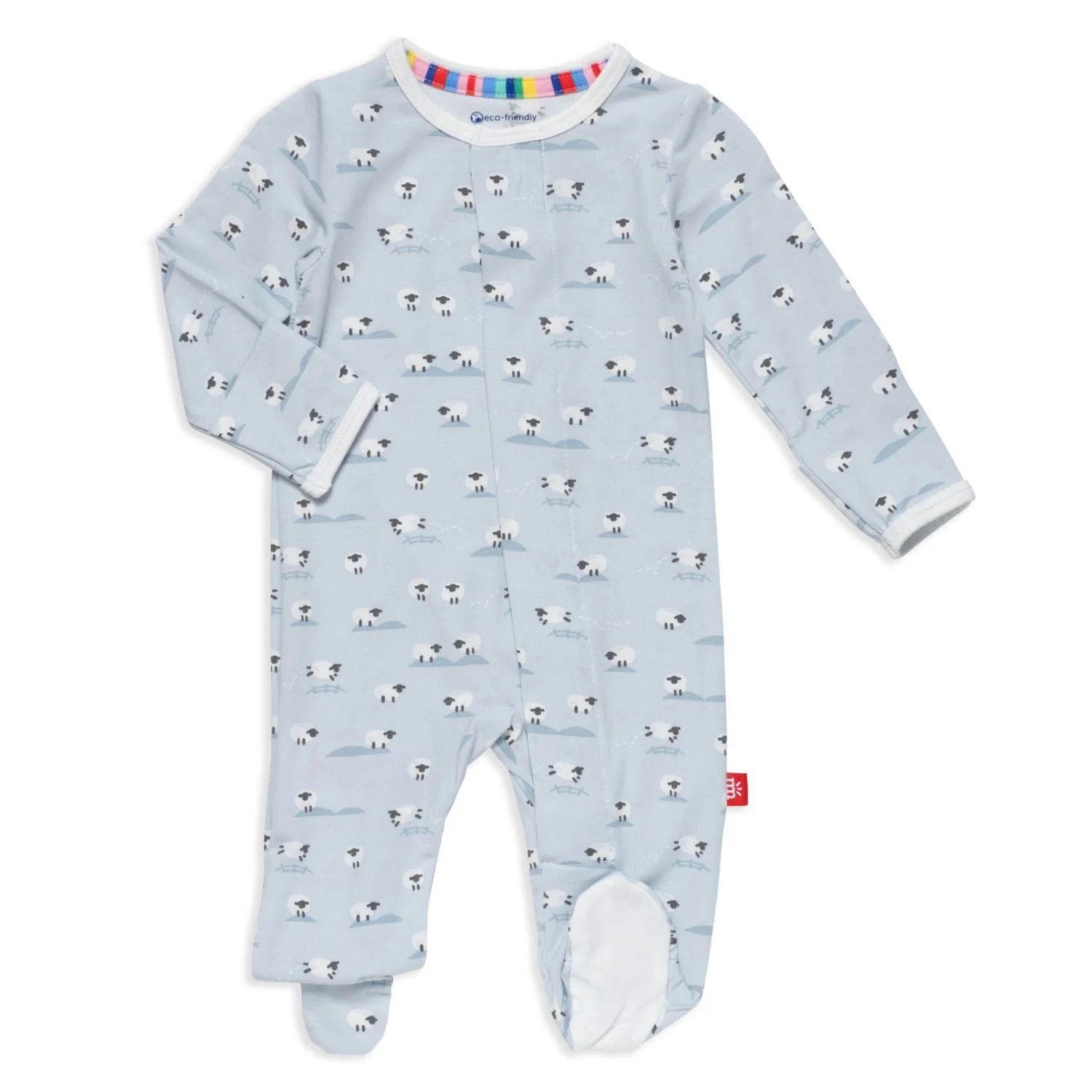 Magnetic Footie, Baa Baa Baby Blue, Size: NB