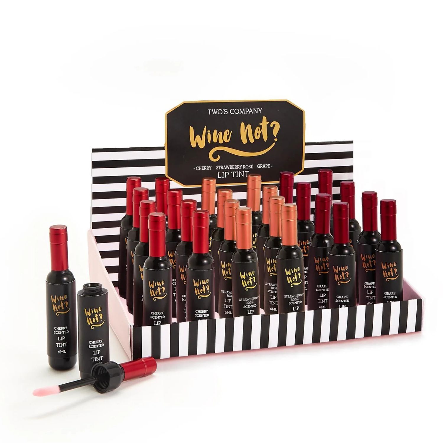 Wine Bottle Lip Gloss, Color: Cherry