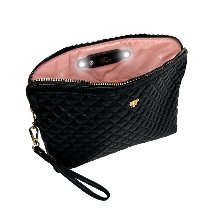 Litt Makeup Case, Timeless Quilted Black