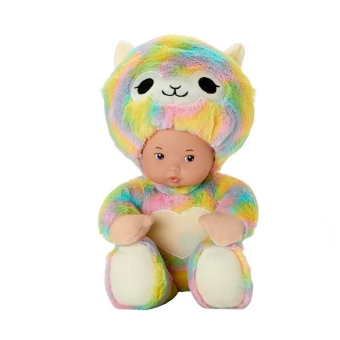 12&quot; Peekaboos Llama Baby Doll, Light Skin Tone