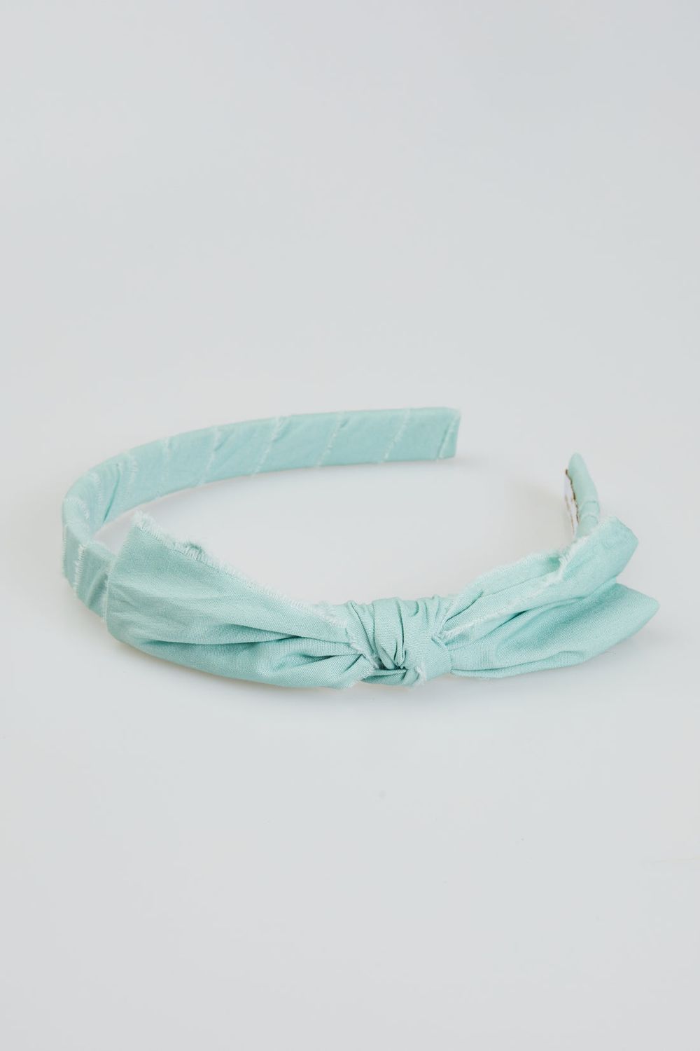 Abby Mini Bow Headband Mint