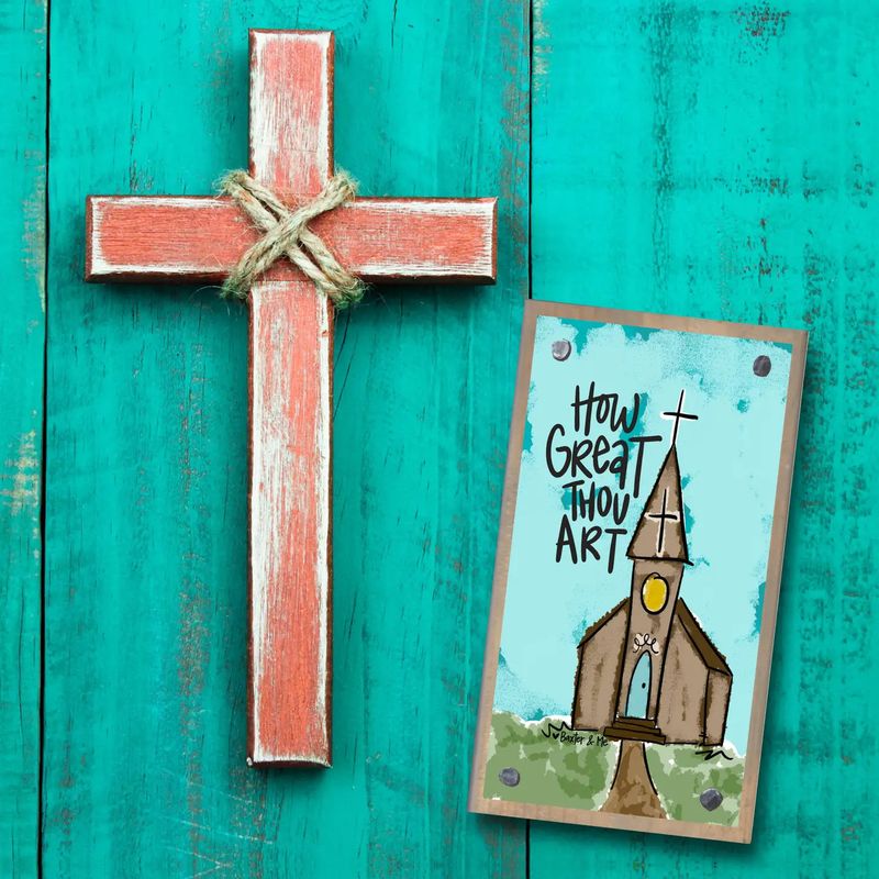 Driftwood Happy Block, How Great Thou Art